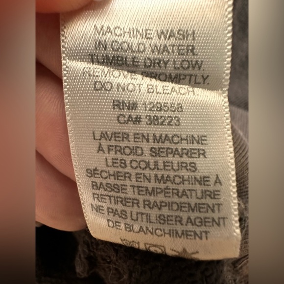 ANTHROPOLOGIE x SOL ANGELES Chic Sweatshirt Women's Size Large Dark Gray - Picture 6 of 6